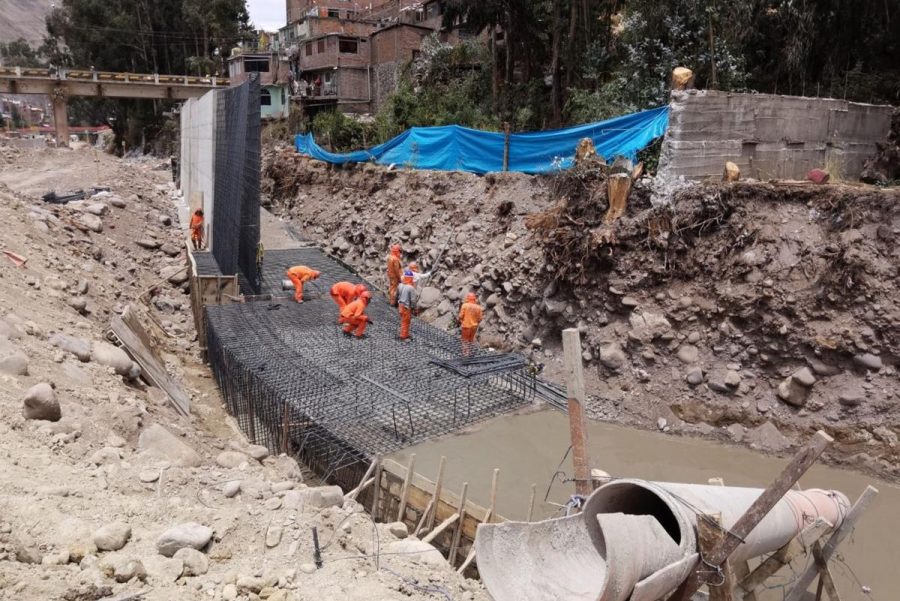 Obras de protección muros de contención